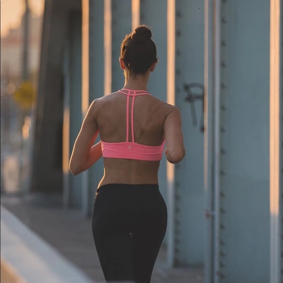 Montiel Other - Montiel Medium-Impact Teardrop Sports Bra in Coral